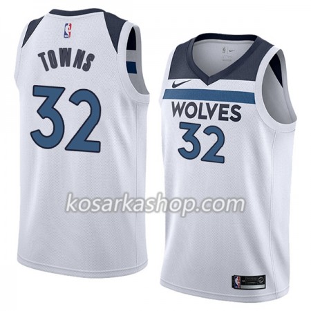 Dres Minnesota Timberwolves Karl-Anthony Towns 32 Nike 2017-18 Bijela Swingman